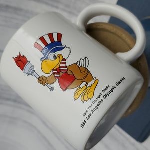 Vintage 1984 Sam the Olympic Eagle Los Angeles Coffee Mug Cup